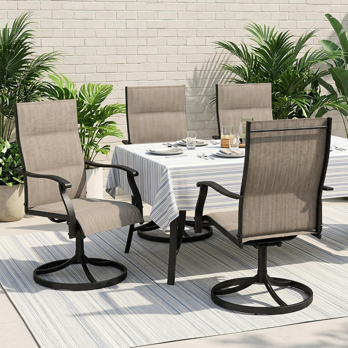 Patio Chairs Set of 2, Outdoor Chairs Set of 2, Patio Chairs, Brown