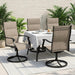 Patio Chairs Set of 2, Outdoor Chairs Set of 2, Patio Chairs, Brown