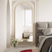 30"X71" Arched Full Length Mirror, Gold Large Floor Mirror with Aluminum Alloy Frame, Standing Hanging or Leaning Wall-Mounted Full Body Mirror for Living Room and Bedroom