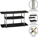 Designs2Go No Tools 46 Inch 3 Tier Wide TV Stand, Black