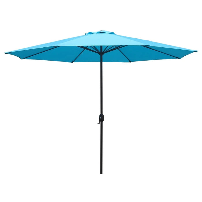 Outdoor 11Ft Patio Umbrella with Crank - Aqua