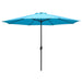 Outdoor 11Ft Patio Umbrella with Crank - Aqua