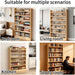 Behind Door Kids Bookshelf Solid Wood SpaceSavingDesign