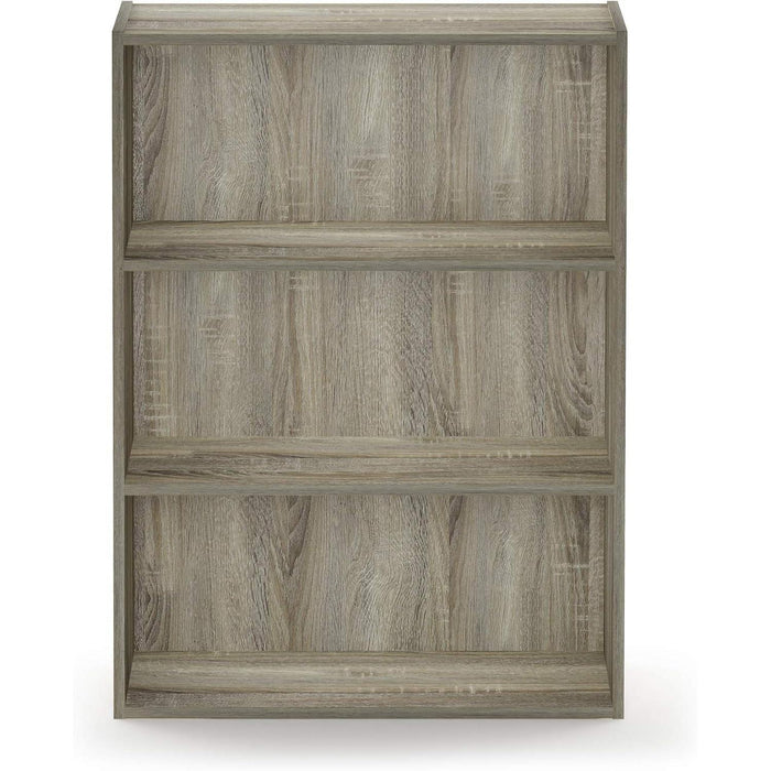 Pasir 3-Tier Open Shelf Bookcase, Sonoma Oak
