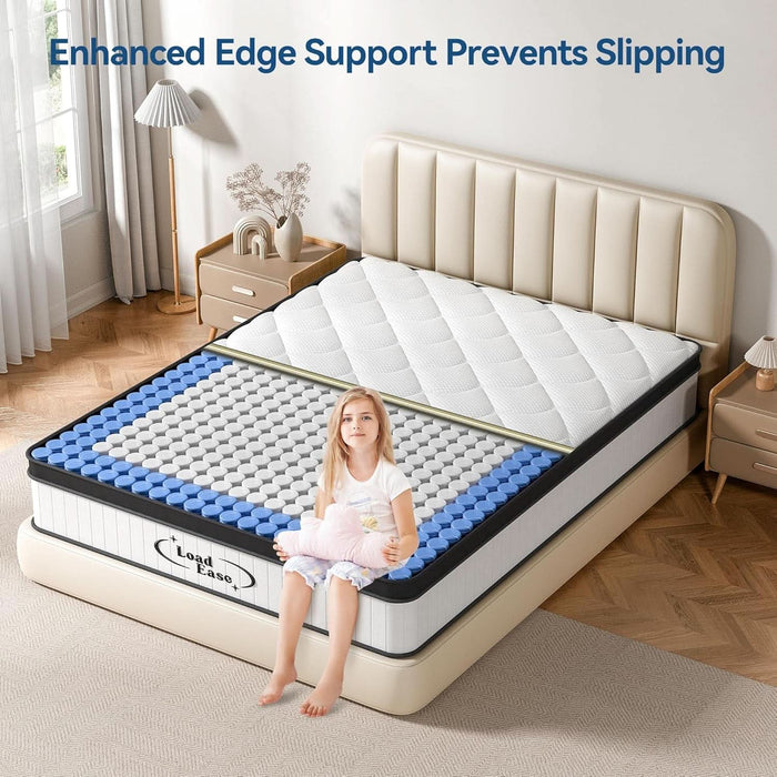 King Size Mattress,12 Inch King Mattress in a Box for Back Pain Relief, Upgrade Memory Foam and Pocket Coils Spring, Medium Firm, Excellent Motion Isolation, Edge Support, Certipur-Us, 80X76X12