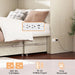 Full Murphy Bed Cabinet Distressed White StorageSolution