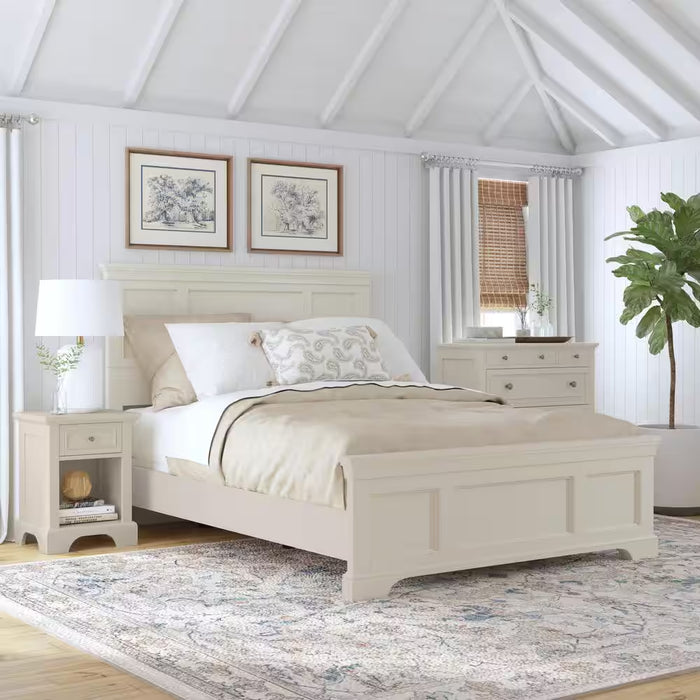 Naples 3-Piece White Queen Bedroom Set