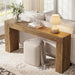 63-Inch Fluted Entryway Table, Farmhouse Long Narrow Console Table, Sofa Table behind Couch for Living Room, Hallway, Foyer