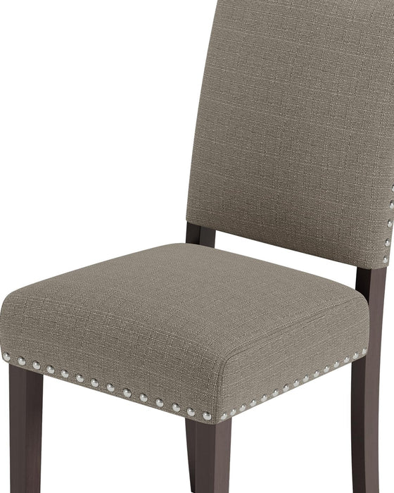 Upholstered Dining Chairs Set of 4 with Thickened Seat Cushion