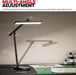 Desk Lamp for Home Office, H4 Sunturalux™ Eye-Caring LED Desk Light, 700LM Dimmable Desk Lamp with Timer, Adjustable Desk Reading Light, Touch Auto Dimming Table Lamp for Study, Bedroom