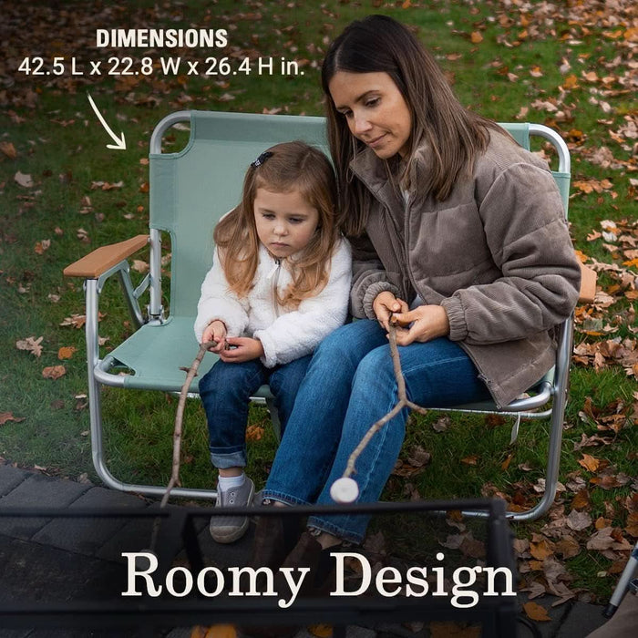 Living Collection Premium Outdoor Furniture Assortment Lightweight & Weatherproof Chair Table Cot & Bench for Backyard Patio or Campsite with Carry Bags & Handles
