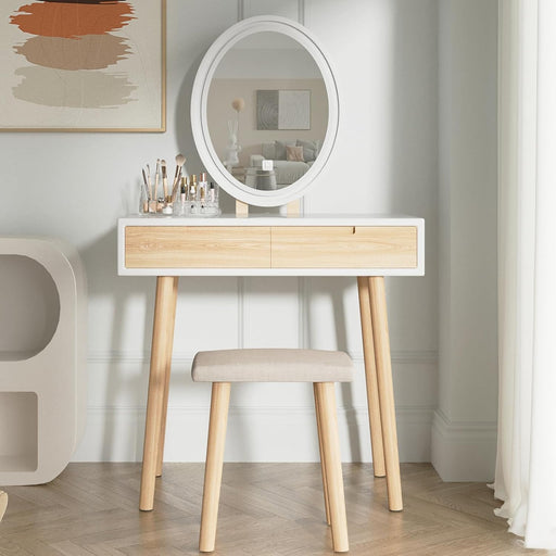 Makeup Vanity Desk With Illuminated Lights 31.5Inches