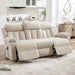 77" Power Reclining Sofa, Recliner Couch for Living Room, Beige