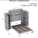 Queen Size Murphy Bed With IntegratedWardrobeStorage