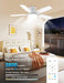 Compact 42 Inch Ceiling Fan With Remote