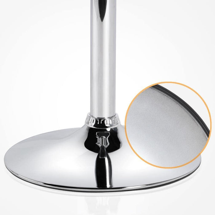 Bar Stools Set of 2, PU Leather Adjustable Swivel Barstools, Hydraulic Kitchen Counter Height Bar Chairs with Armrest and Back for Bar, Kitchen, Dining Room, Black