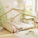 Full Size Premium Solidwood House Bedframe Rooftop