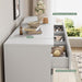 Modern 9 Drawer Dresser for Bedroom, Simply Chest of Drawers, Wood Storage Dresser with Deep Drawers for Living Room Hallway Entryway (White)