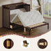 Queen Murphy Bed Cabinet With HiddenStorageDrawers