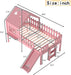 Pink Twin Loft Bed With PremiumLEDLighting Modules