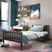 Twin/Full/Queen Size Wood Platform Bed with Headboard