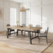 71" Heavy Duty Kitchen Table, Modern Wood Dining Table, Natural