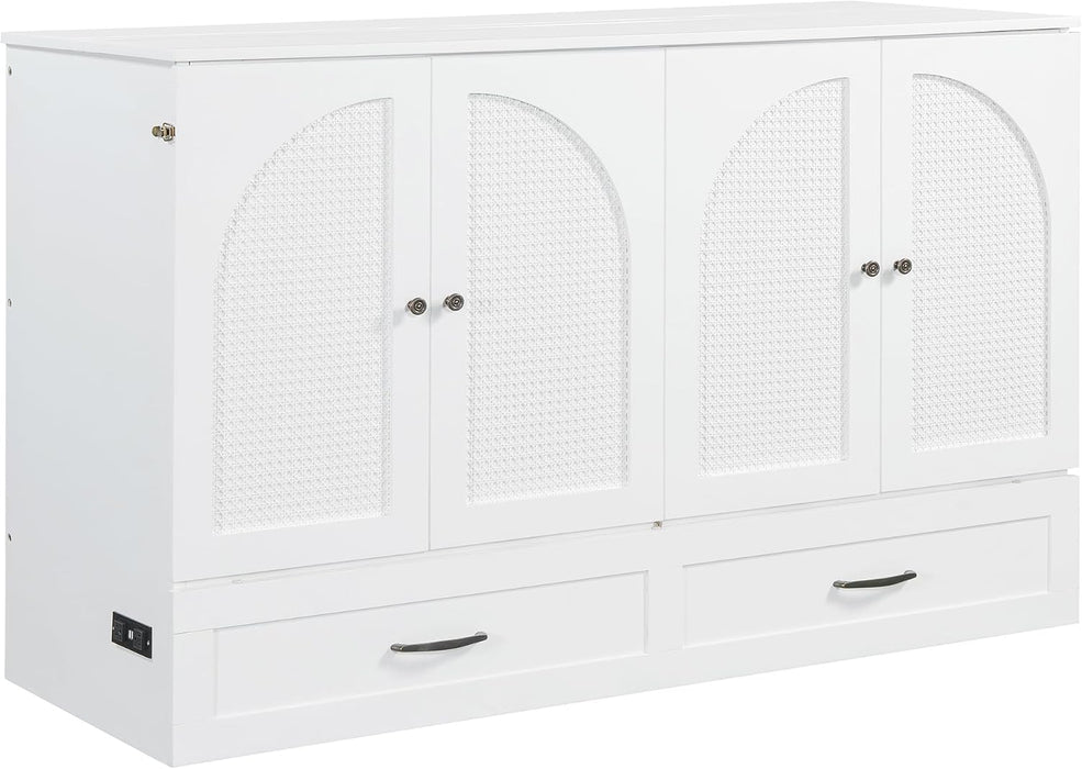 QueenSize Murphy Bed With IndustrialUSBPorts System