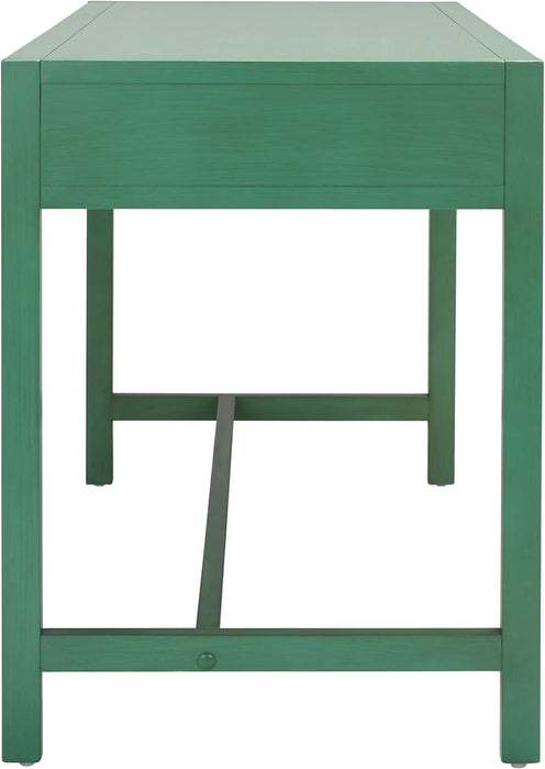 Home Collection Esther Turquoise 2-Drawer Desk
