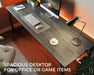 Computer Desk, 70 Inch Office Desk, Gaming Desk with Storage, Writing Desk Work Desk for Home Office, Study, Long Simple Desk, Large Legroom, Metal Frame, Grey