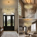 Gold Crystal Chandelier 43 Inch Tree Branch Chandelier 12-Lights