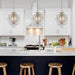 Crystal Chandeliers Pendant Light Brass Finish 13In