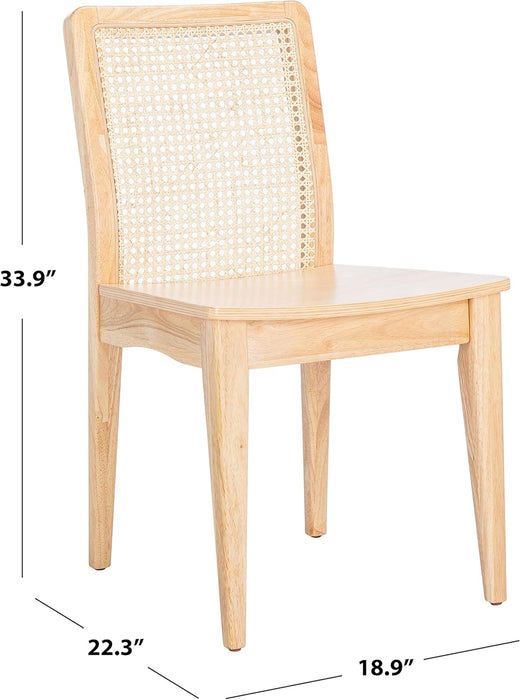 Home Collection Benicio Natural Rattan Dining Chair (Set of 2) DCH1005D-SET2