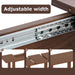 Extendable Dining Table for 6-10 People,70.87''-106.4''Modern Space-Saving Wood Kitchen Table,Rectangle Folding Conference Meeting Table for Living Meeting Room Kitchen,Walnut