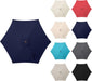 9FT Outdoor Patio Umbrella - Table Umbrella Waterproof UV Protection, Sombrillas De Patio with Push Button Tilt, Sun Umbrella for Pool, Porch, Garden, Deck, Backyard (Navy Blue)