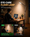 Eye-Caring LED Floor Lamp for Office, Reading, and Crafting, 69" Dimmable Office Lamp, Standing Reading Lamp with 30 Lighting Modes, Remote &Touch Control, Memory, Timer & Adjustable Swing Arm, CRI 97