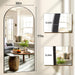 78"X38" Black Arch Full Length Mirror