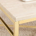 Orinda Faux Stone Cocktail Table - Travertine