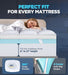 Dual Layer Memory Foam Mattress Topper for Pain Relief with 2X Support, 2" Fluffy Pillow Top Queen Mattress Topper plus 2" Odor-Free Cooling Gel Memory Foam Ultra Comfort Mattress Pad Cover