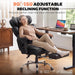 Big and Tall Office Chair with Upgrade Footrest, Heavy Duty Gaming Chair High Back Executive Chair with Spring Lumbar Support for Lower Back Pain Relief, 150°Reclining Adjustable Armrests