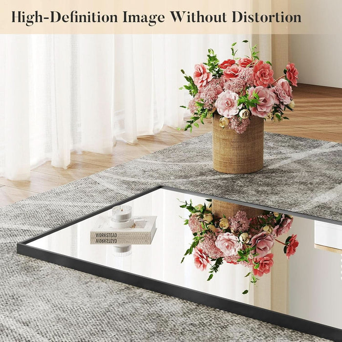 Full Length Mirror 59Inches AluminumAlloy Floor Frame
