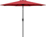 9' Patio Umbrella Outdoor Table Market Yard Umbrella with Push Button Tilt/Crank