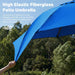 9FT Outdoor Patio Umbrella,Market Table Umbrella with 8 Fiberglass Ribs, Pool Umbrella with Tilt and Crank, UV Protection Lightweight & Wind-Resistant for Lawn, Garden, Deck and Backyard, Royal Blue