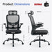 M102 Pro Ergonomic Office Chair, 3D Dynamic Lumbar Support, Black