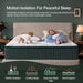 King Size Mattress, 12 Inch King Mattress in a Box, Cooling Gel Memory Foam Hybrid Mattress with Pocketed Coils, Medium Firm Feel, Certipur-Us Certified, Pressure Relief, Motion Isolation