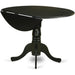 DLGR3-BLK-W Dining Table Set