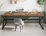 Large Rustic Brown Computer Desk, 78 Inch Long Wood Home Office Desk