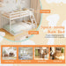 Durable Engineered Twin Over Full Bunk BedFrameSystem