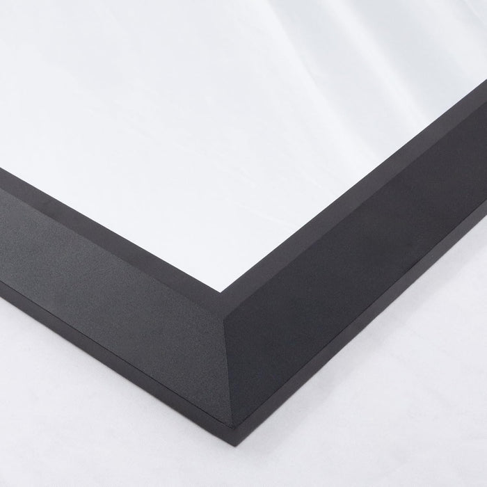 Black Bathroom Mirror, 48" X32" Thick Metal Framed Wall Mirrors for over 2 Sinks, Bedroom, Living Room, Entryway, Large Rectangle Vanity Mirrors.