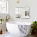 Beveled Mirror, 24X30 Frameless Beveled Bathroom Mirrors for Wall, 3Mm Tempered Glass Rectangle Vanity Mirror with Beveled Edge, Crystal-Clear, Hangs Horizontally or Vertically