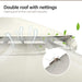 12x12 Patio Gazebo Cream White PrivacyScreen Weatherproof